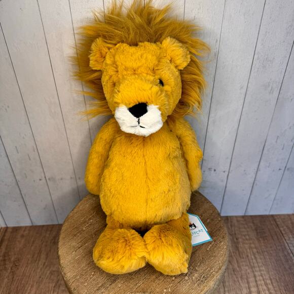 Jellycat Bashful Lion NEW!  Jellycat FAST SHIP - Picture 2 of 8